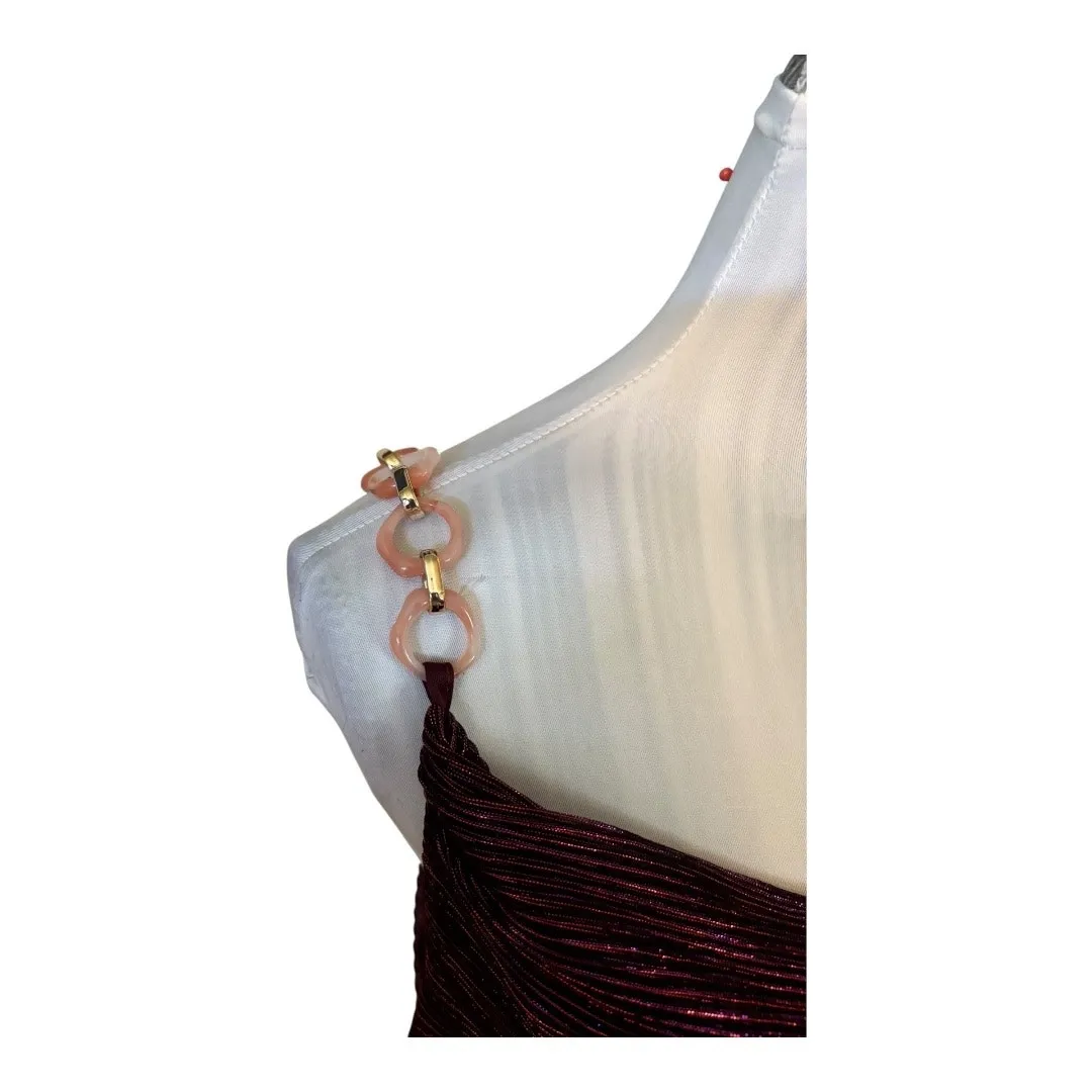 idem ditto red metallic Dress Size M - Image 3