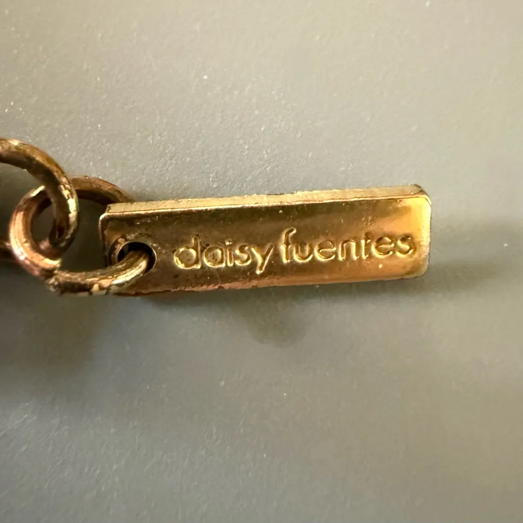 Daisy Fuentes Brown and Black Beaded Necklace - Image 4