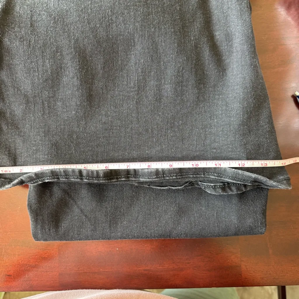 American Eagle  Black Flared Jeans with Button Fly Women’s Size 18 - Image 7