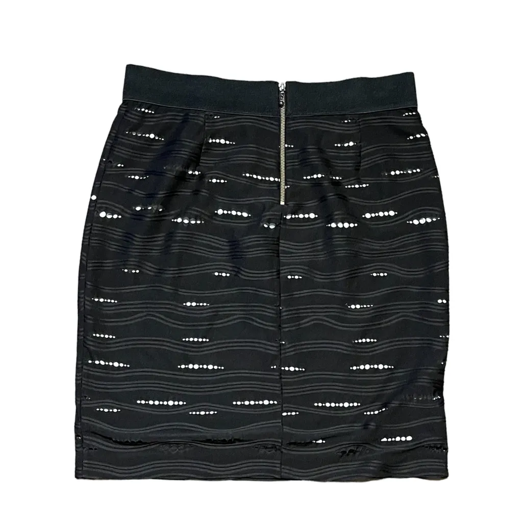 ALFANI Woman's Black Lightweight Business Casual Pencil Skirt Size 14 - Image 5