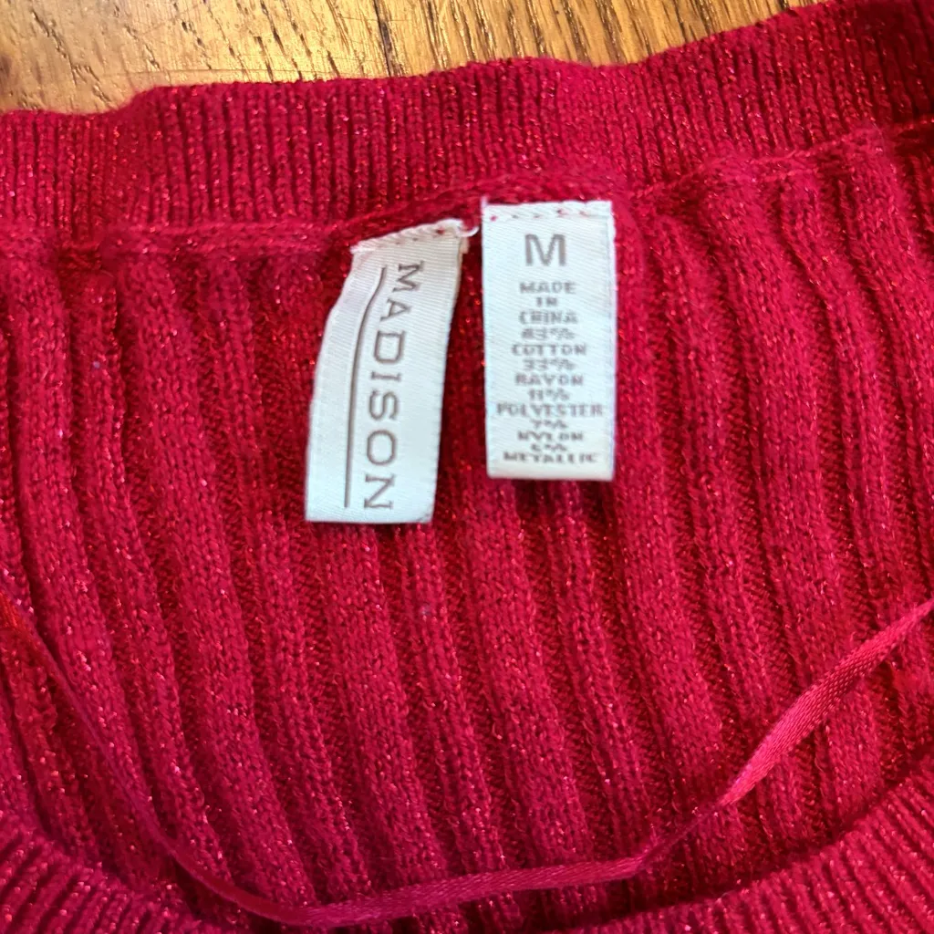 Madison Red Long Sleeve A - Image 3