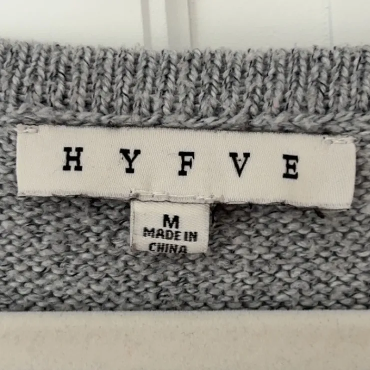 HYFVE Gray Knit Sweater - Image 2