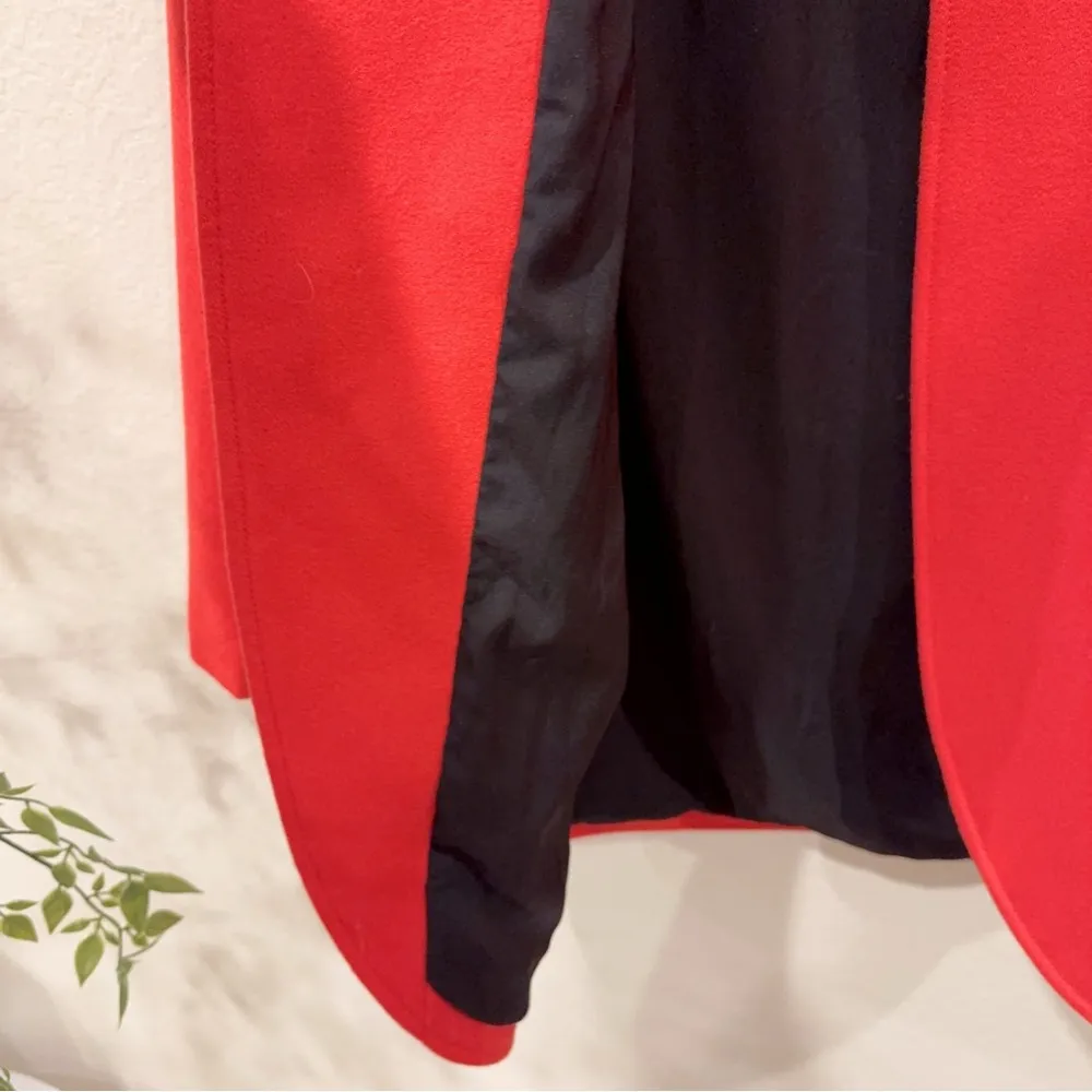 Finders Keepers Long Time Wool Coat Jacket in Terracotta Orange Size Small NWT - Image 7