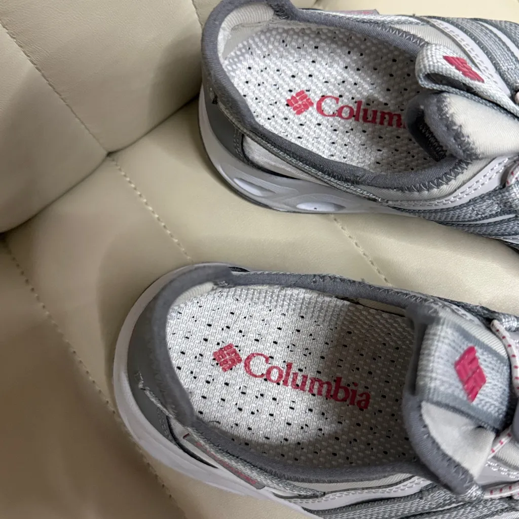 COLUMBIA Okolona Women's Water & Boat Shoe Slate Grey/Rouge Pink, Size 7.5 - Image 5