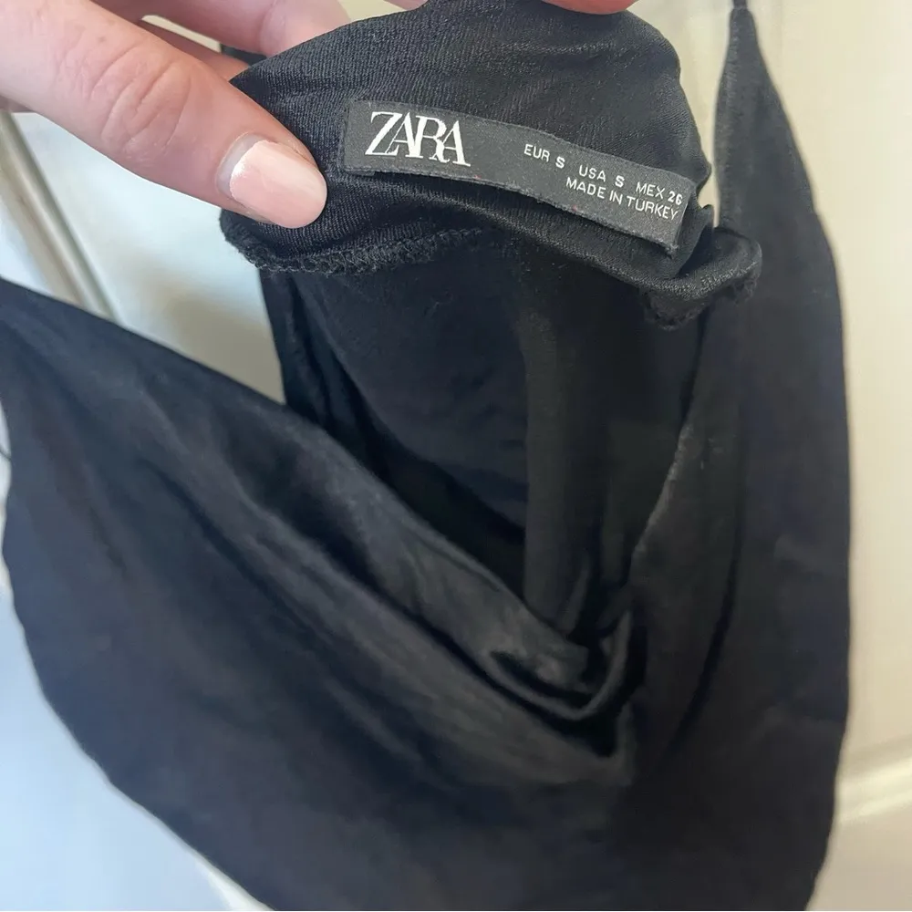 Zara Cowl Neck Satin Top - Image 4