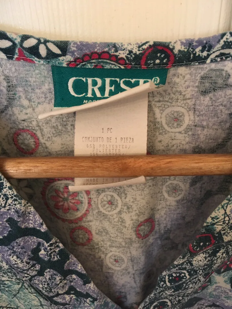 Medical Scrub Top, Small 🏥 Blue - Image 3