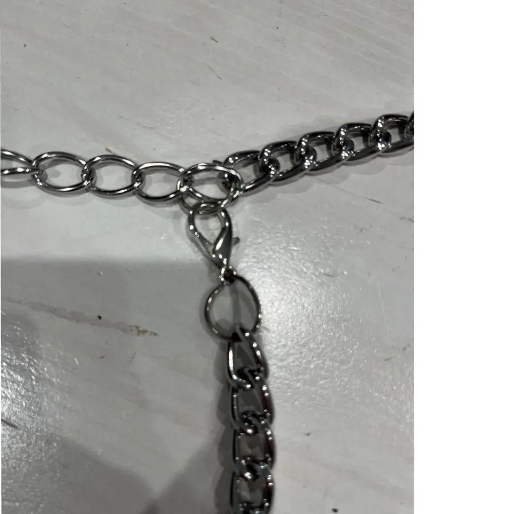 Chain Belt Silver Metal Double Strand Adjustable Waist‎ Body Jewelry - Image 2