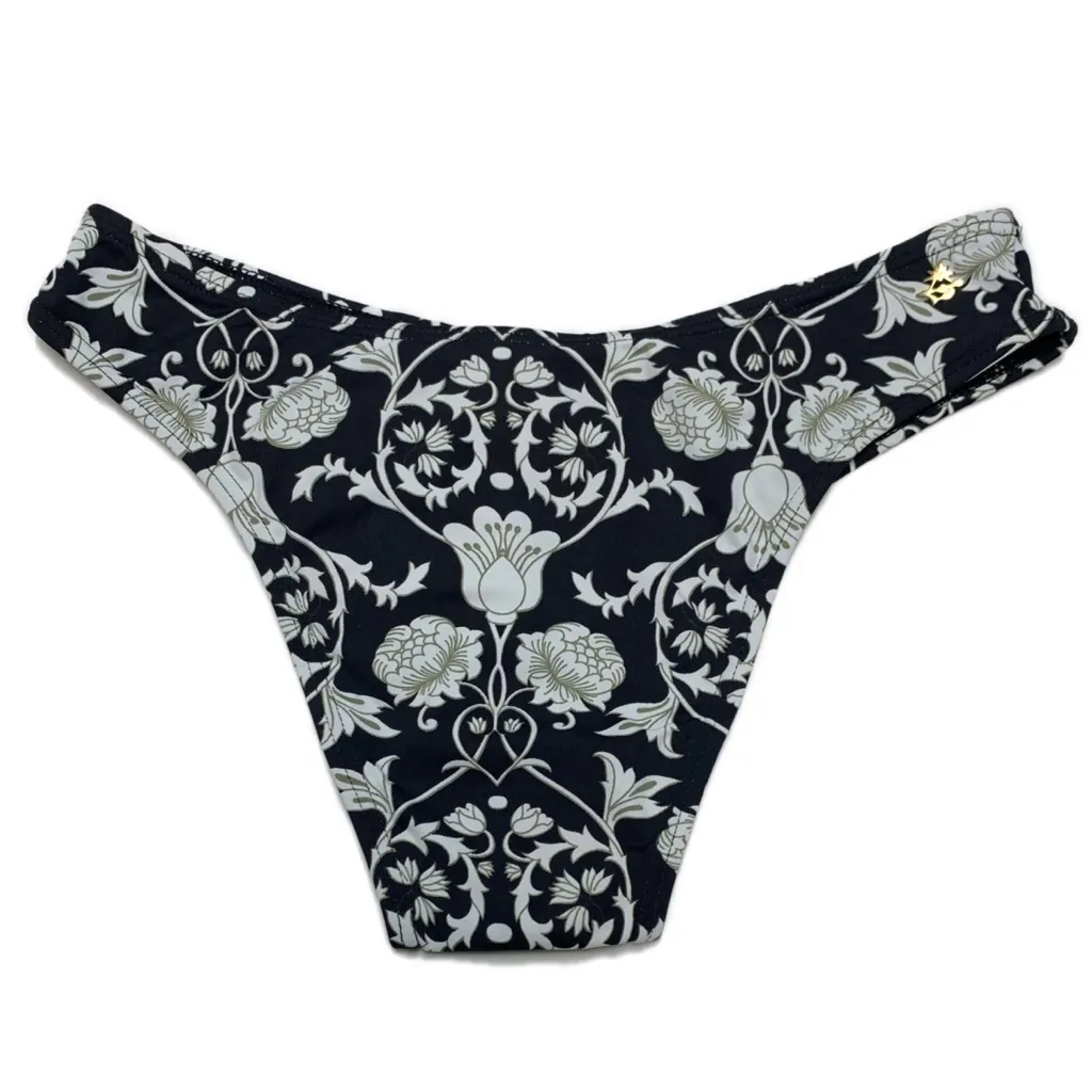 Cia Maritima Black Floral Cheeky Bikini - Image 11
