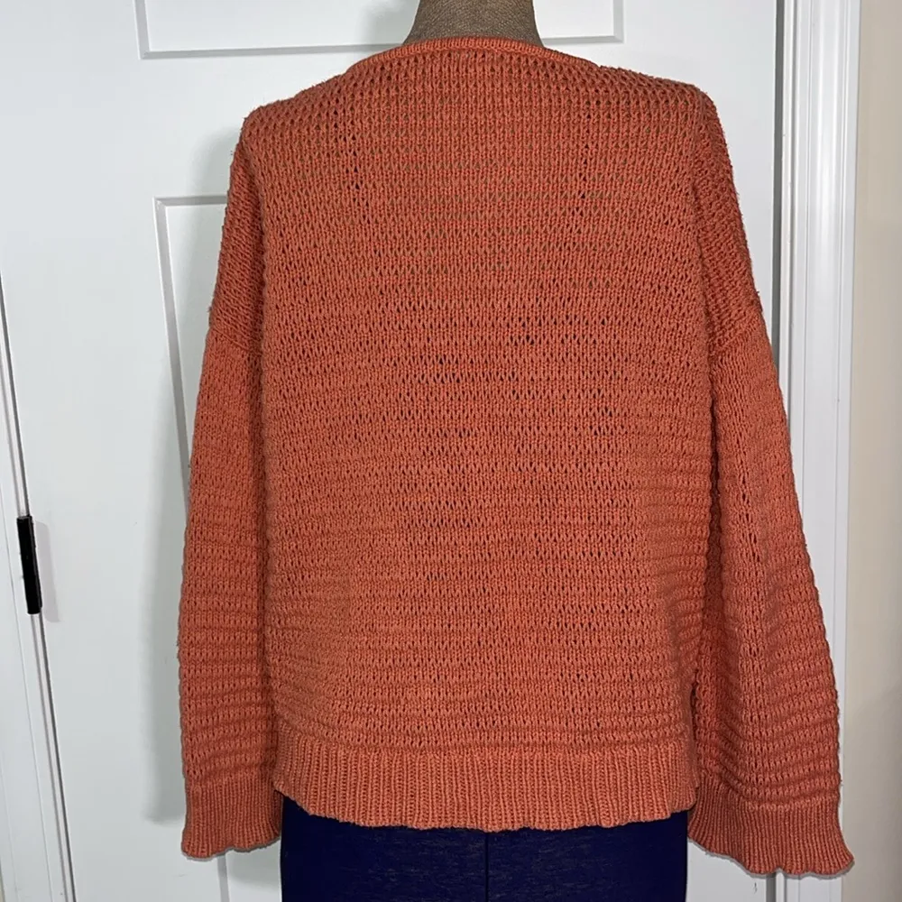 Madewell Women’s Crochet Knit Slouchy Sweater Size S - Image 2