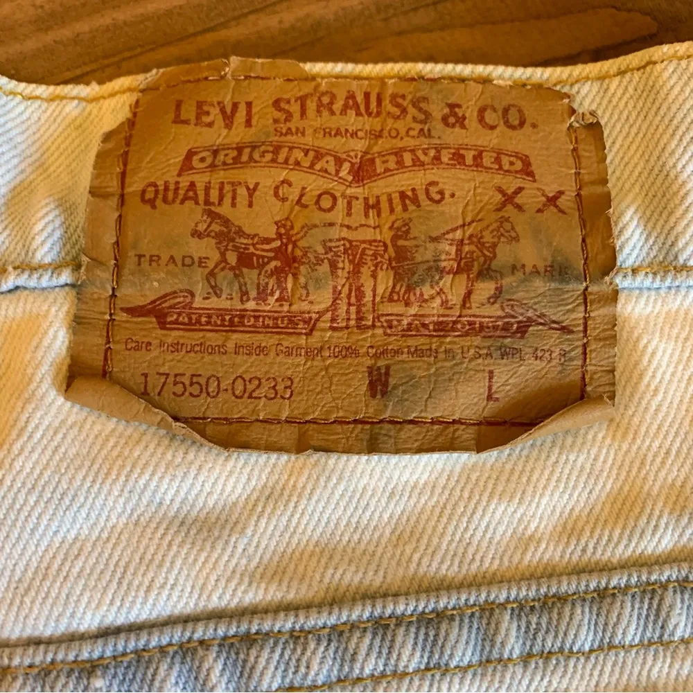 Vintage 80s 90s Levi’s Acid Wash Jeans Denim Tapered Mom Vintage 6 Waist 28 - Image 5