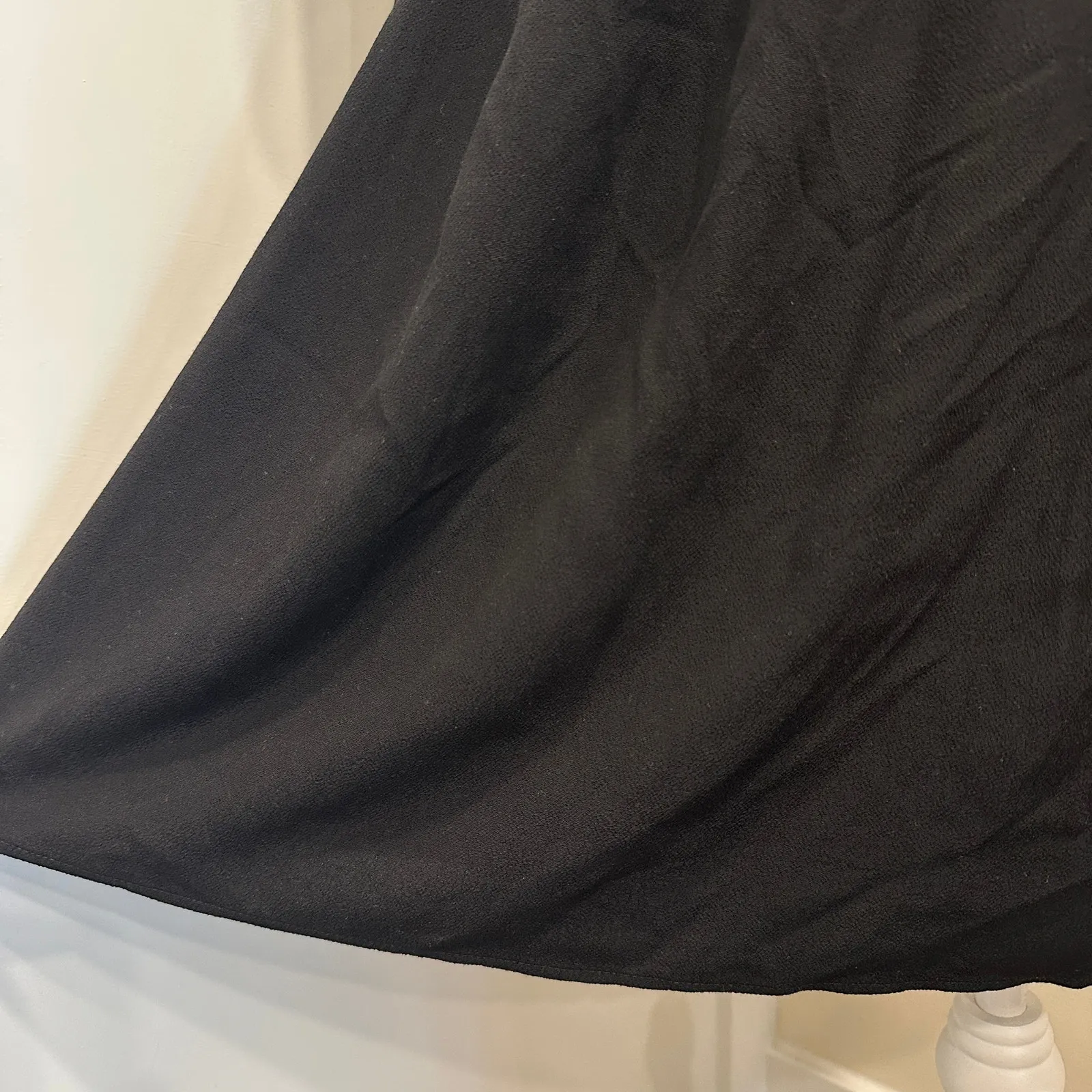 Aritzia Sunday Best Black Halle Puff Sleeve Babydoll Mini Dress Balletcore Witch - Image 7