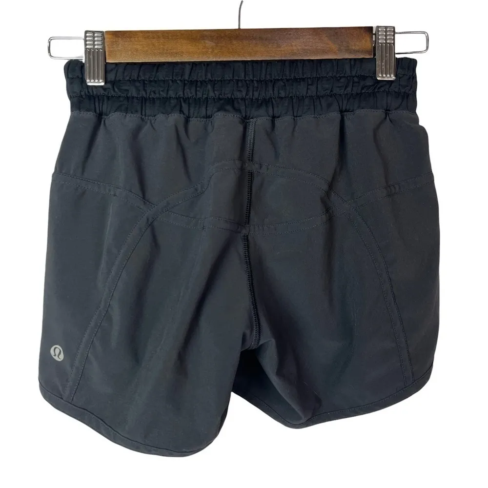 Lululemon Run Track Attack Black Running Athletic Shorts 2 - Image 4