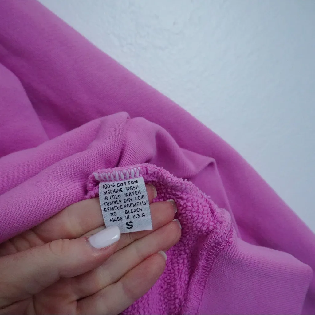 Set Active Pink Oversized Hoodie Sweatshirt - Image 2