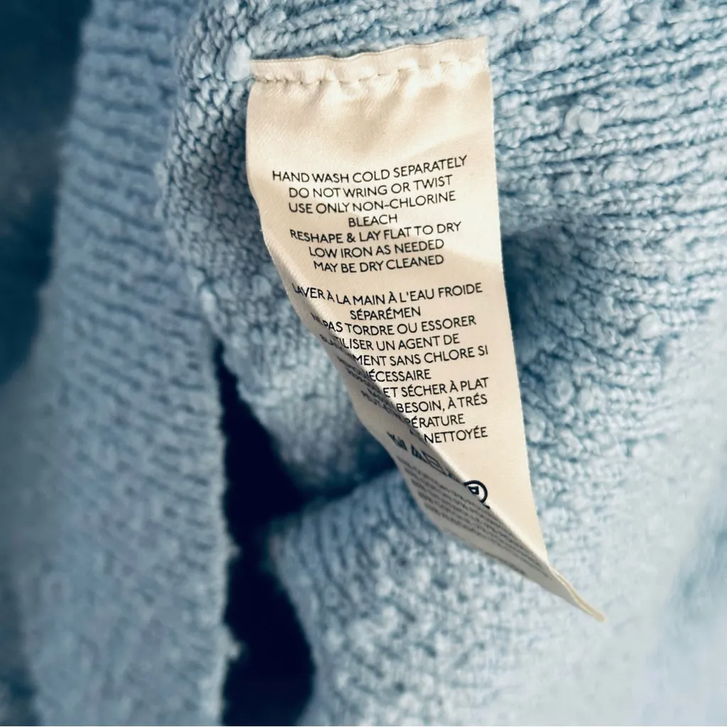 Free People Found My Friend Cardi Aqua Haze size small S oversized cardigan - Image 6