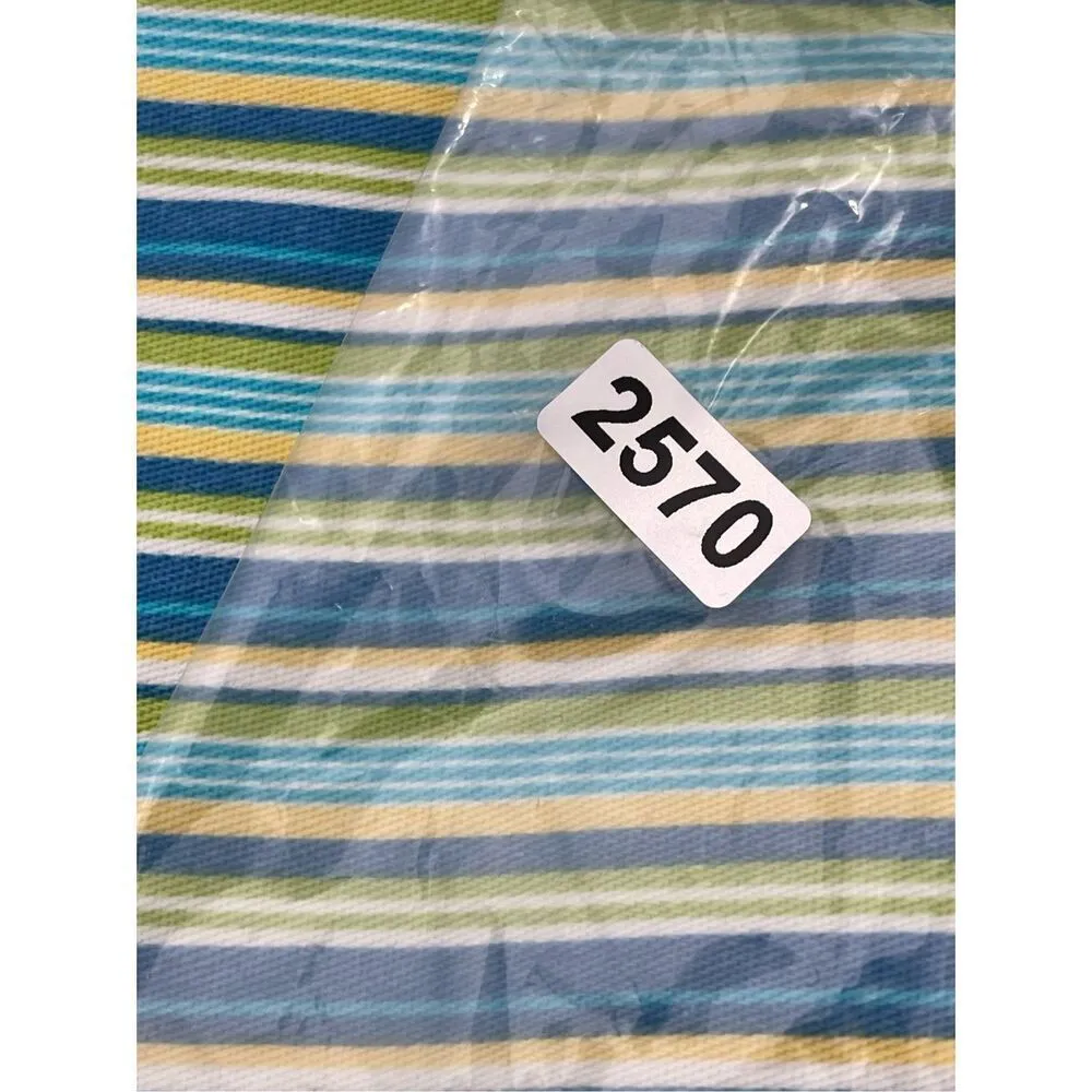 Vintage Copacabana petites size 22 striped Bermuda shorts Blue - Image 7