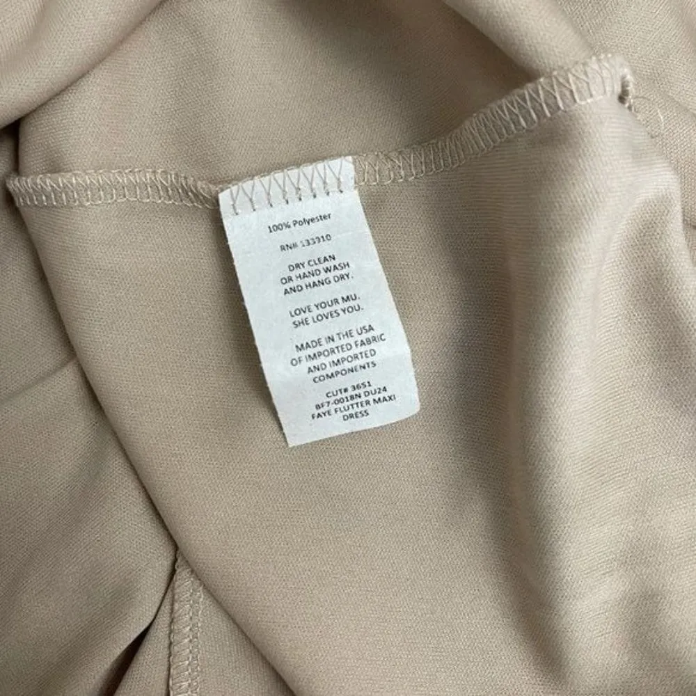 NWOT SMYM Faye Flutter Maxi Dress in Dune - Image 21