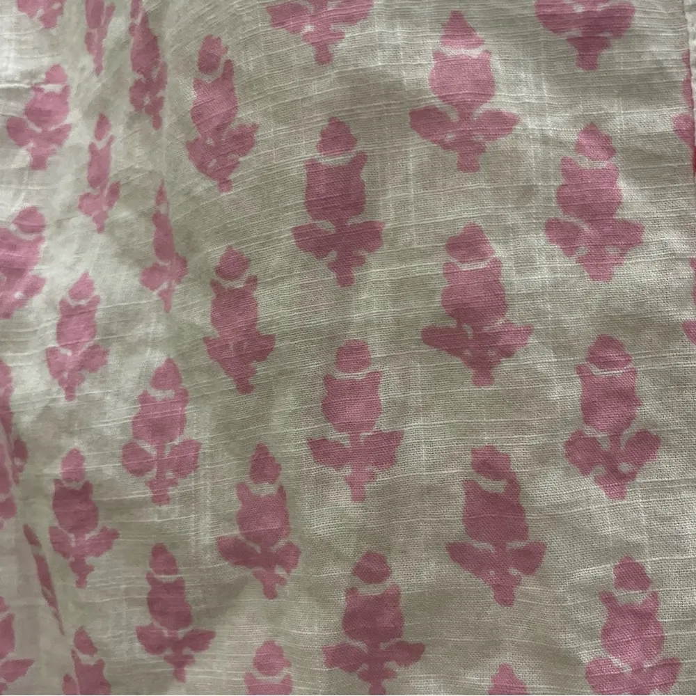 J. Crew leaf print, button up, pink and red blouse / S / Excellent condition - Image 13