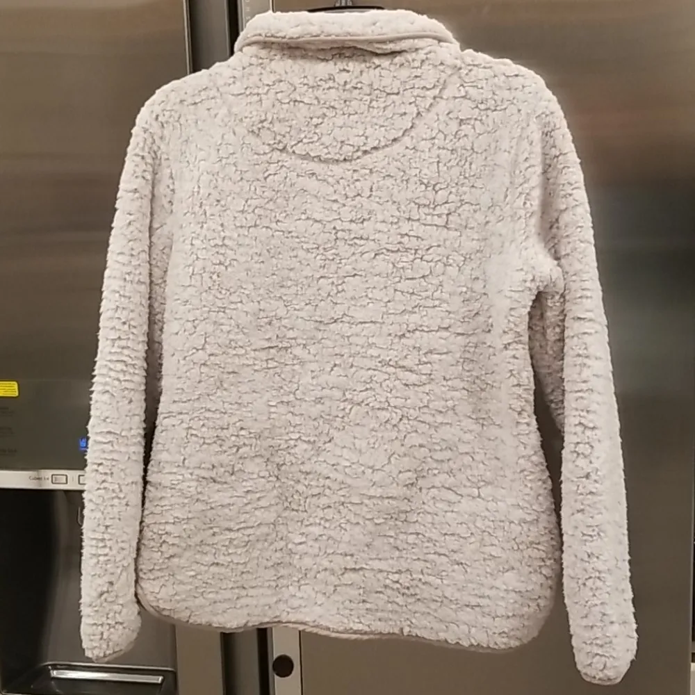 💕THREAD & SUPPLY💕 Fleece Quarter Zip Pullover Pink Size XS - Image 5