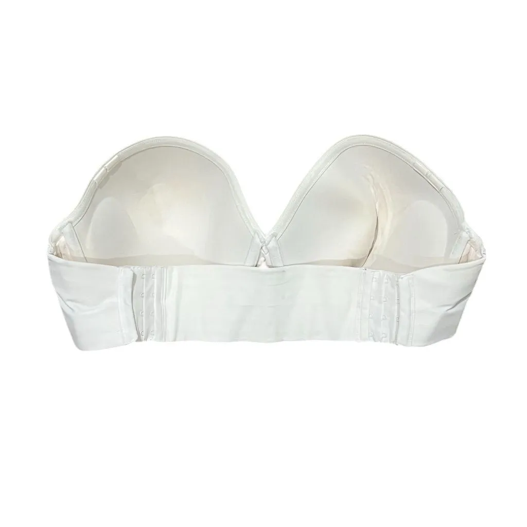 Cacique Women's Strapless Bra 40DDD White Invisible Back Smoother - Image 9