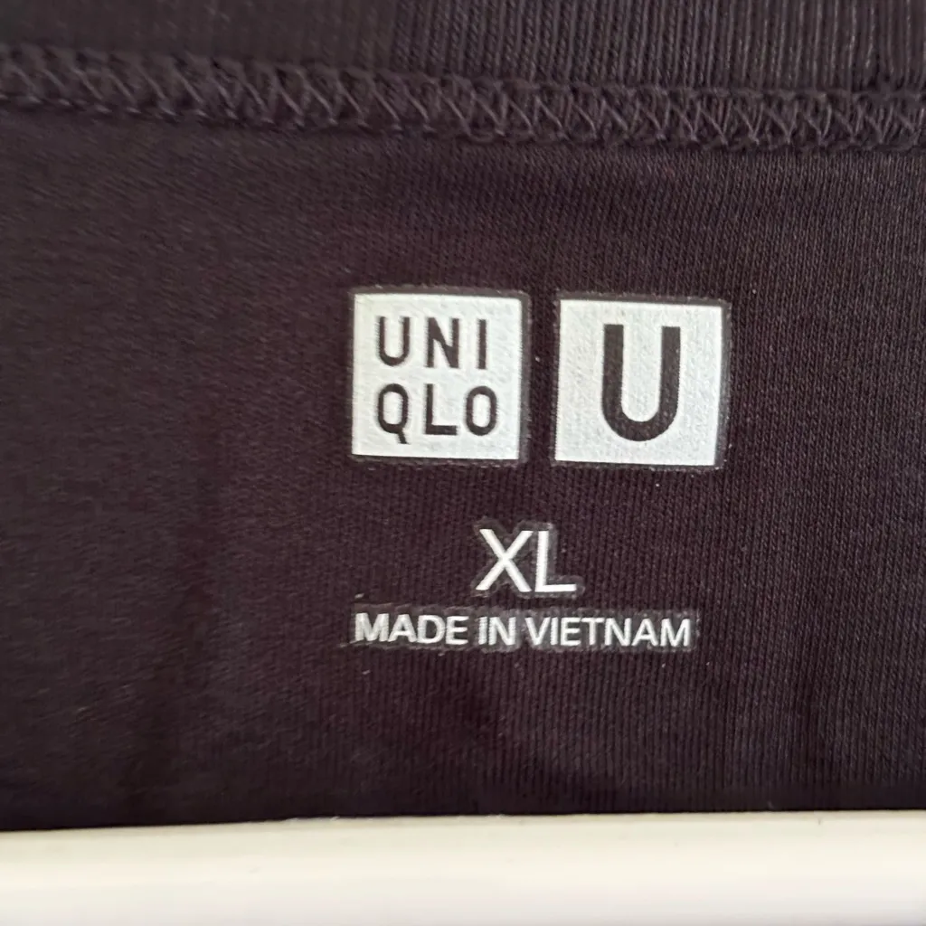 Uniqlo midi dress black simplistic minimalist closet staple 100% cotton - Image 6