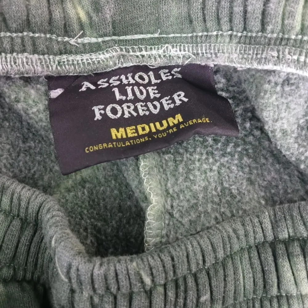 Tie Dye Sweatpants Green Size M - Image 7