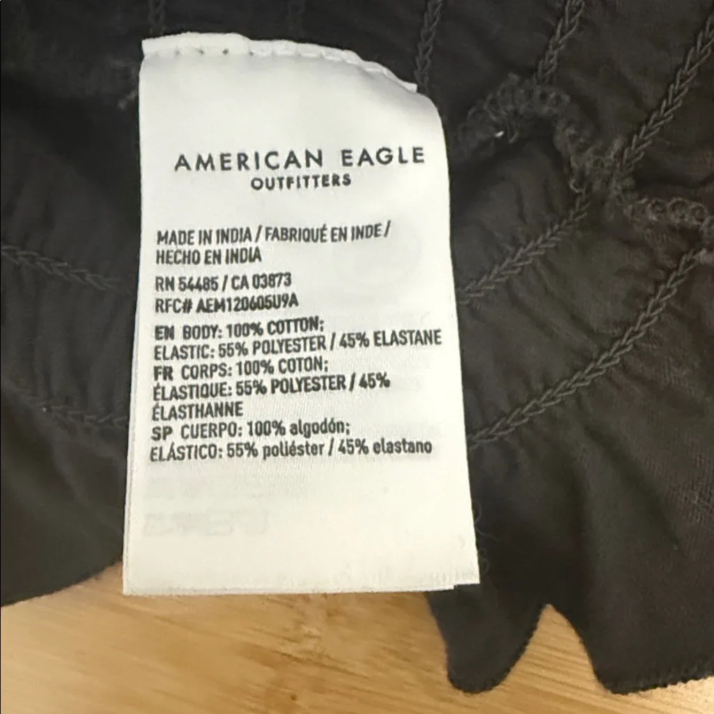 American Eagle Outfitters Size Small Women's Teen Girl Black Smocked Cami Top - Image 6