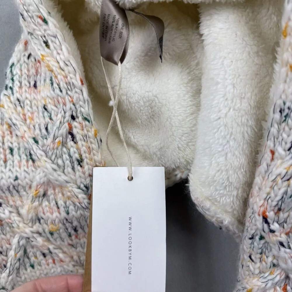 Look By M Chunky Cable Knit Infinity Scarf Womens One Size Multi Color - Image 3