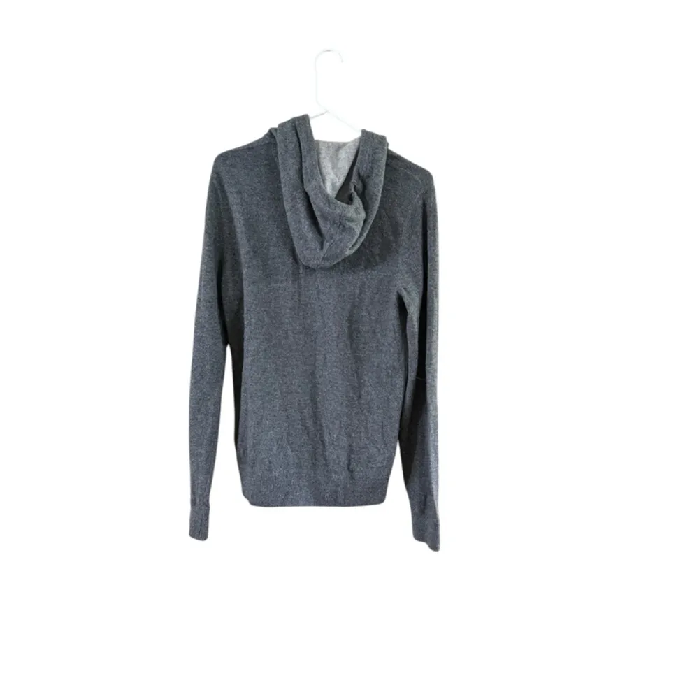 Vince Cashmere Full Zip Hoodie Dark Grey Women Small - Image 12