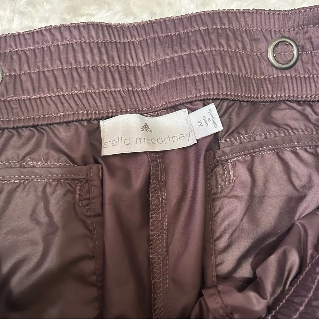 Adidas by Stella McCartney medium windbreaker athletic pants Brown - Image 6