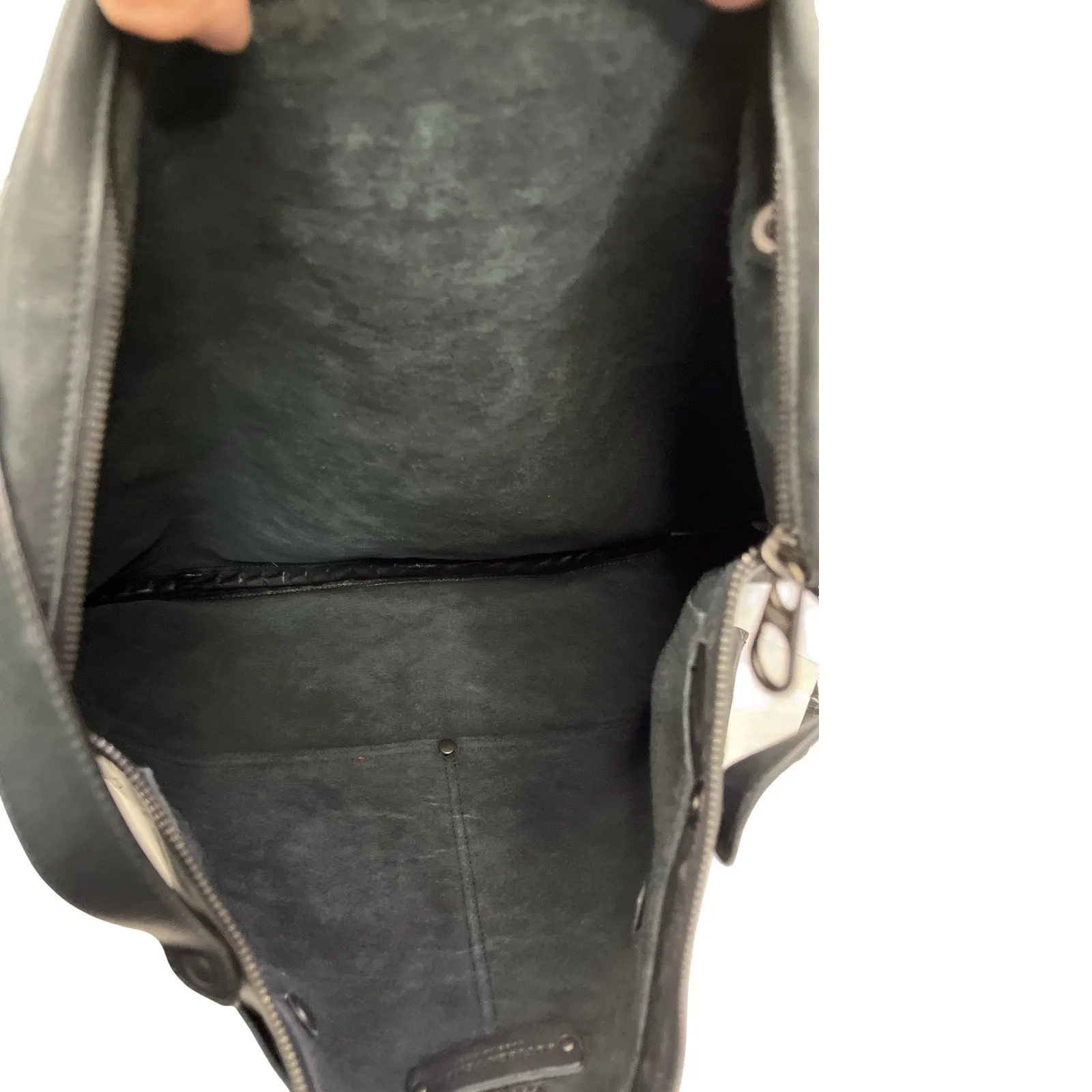 Bottega Veneta Black Leather Woven Intrecciato Tote Bag Made in Italy Minimalist - Image 11