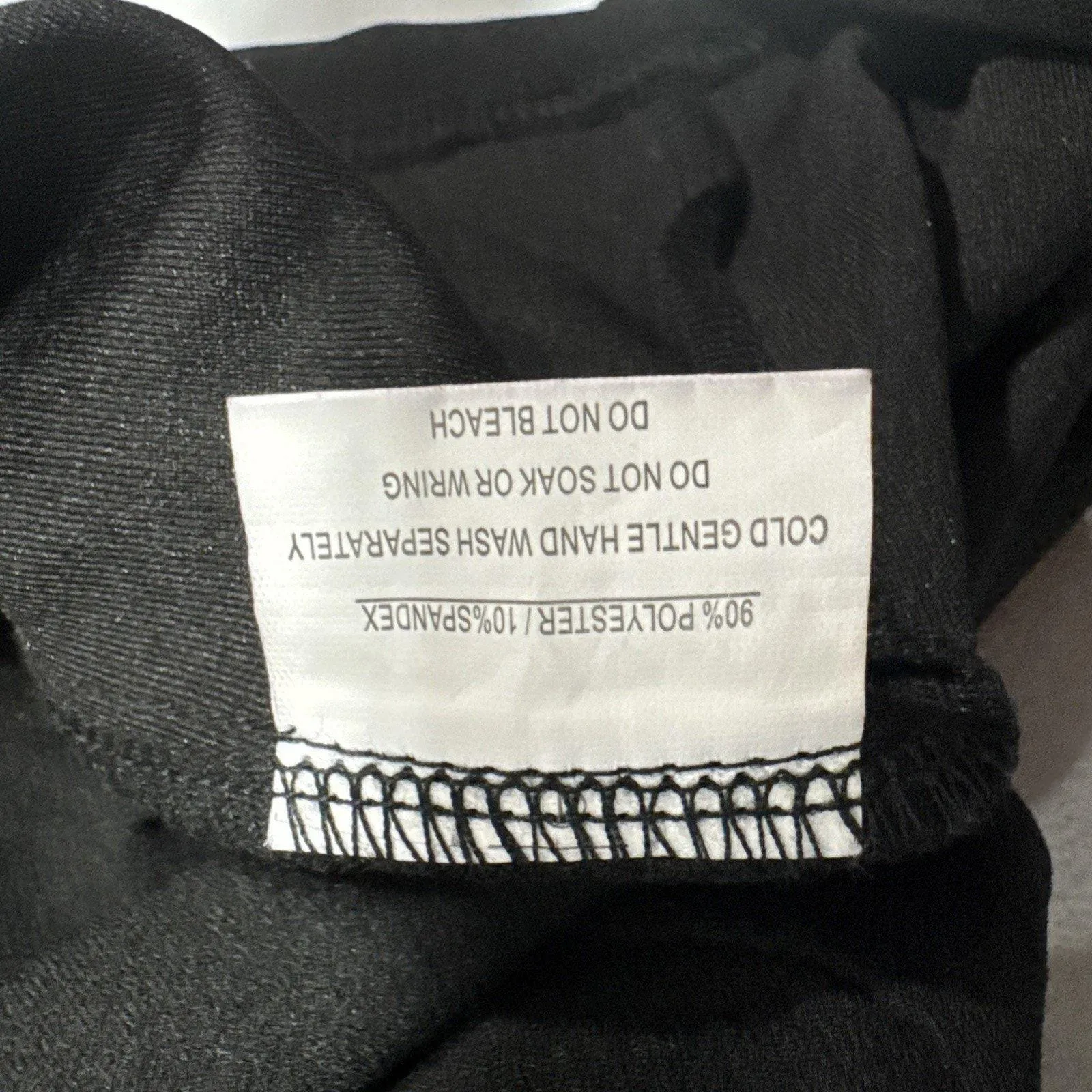 Angel Biba Womens S Off the Shoulder Black Mini Dress V-Neck Long Sleeve Party - Image 12