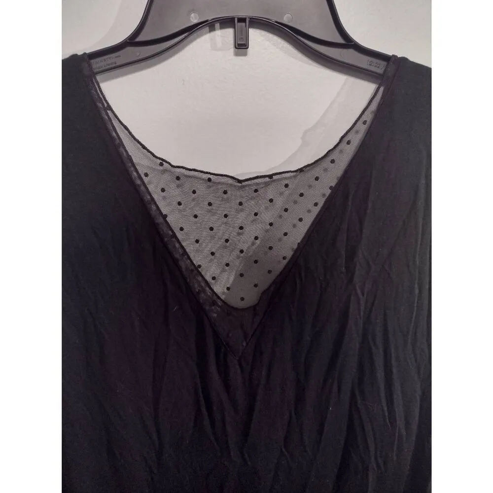 Victoria's Secret Size XS Black Vneck Shirt - Image 2