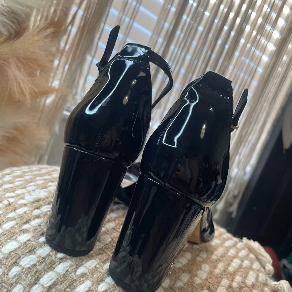 Sam Edelman Odina Patent Leather Block Heels - Image 7