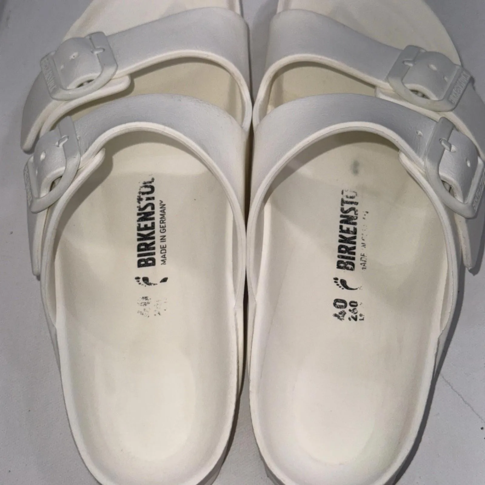 Birkenstock Arizona EVA White Slip On Waterproof Gorpcore Sandals 40 Ladies 9 - Image 4