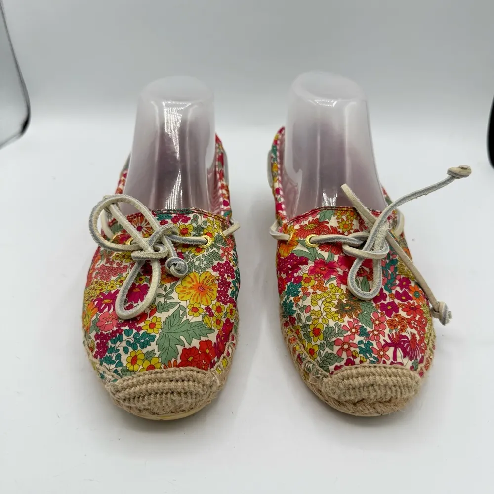 Sperry Topsider Tatama Floral Espadrille Flats Slip‎ On Shoes Women's Size 7.5 - Image 4