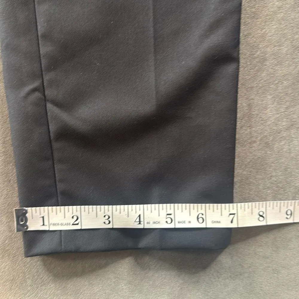 Women’s Black Slim Fit 3 Piece Formal Tuxedo Pant Suit Peak Lapel Size 6 NEW - Image 13