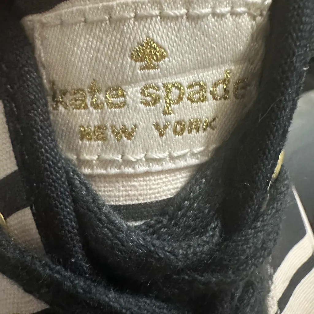 Kate Spade Monochrome Lace-Up Sneakers - Image 2