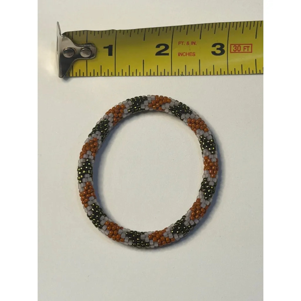 Sashka Bracelet Handmade Bohemian Chic Crochet Beaded Roll - Image 3