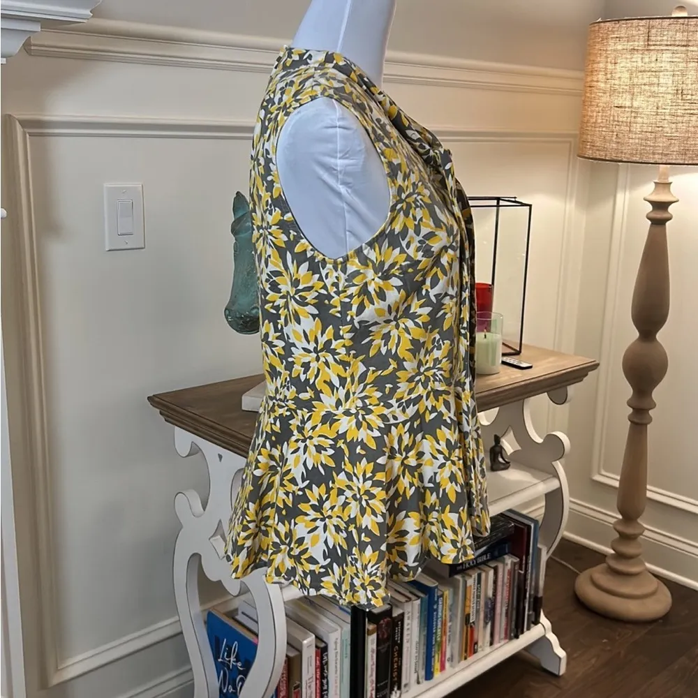 Anthropologie Mata Traders ModCloth EUC Yellow Size L - Image 7