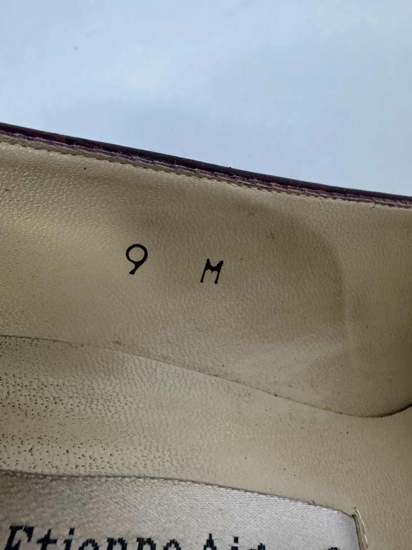 'Valencia'Burgundy Faux Alligator Leather 3 "Heels Size 9M - Image 9