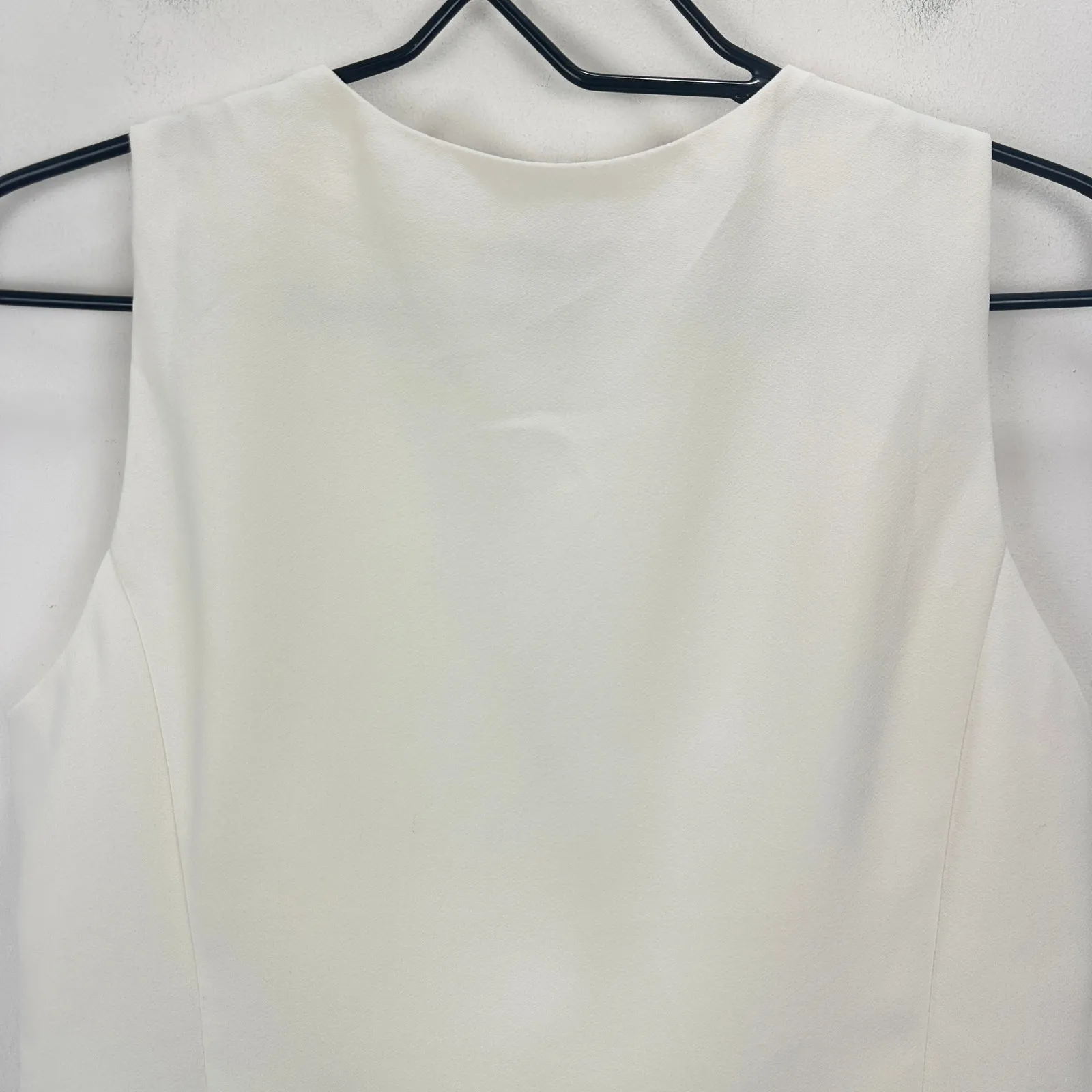 NEW J.Crew Slim Fit Tuxedo Suit Vest City Crepe Ivory Classic Minimalist US 4 - Image 8