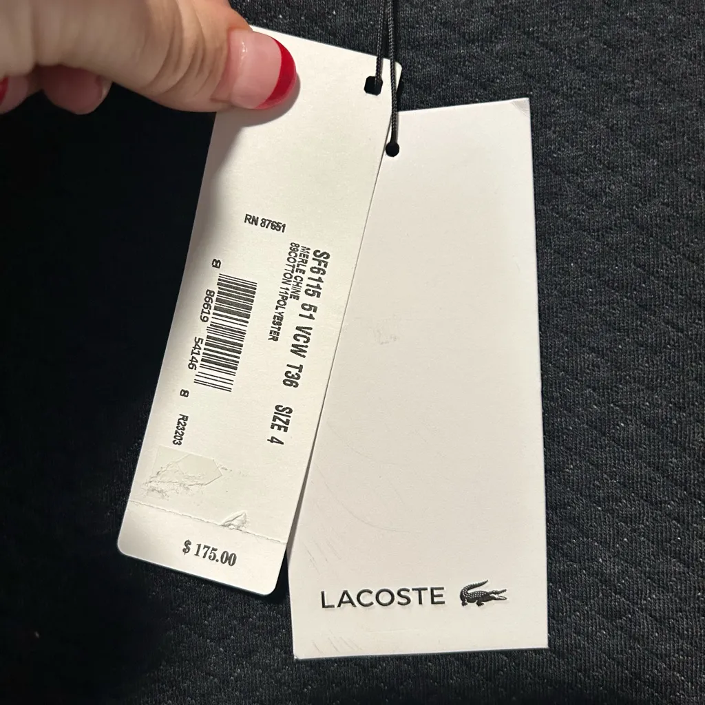 Lacoste Gray Sweater - Image 4