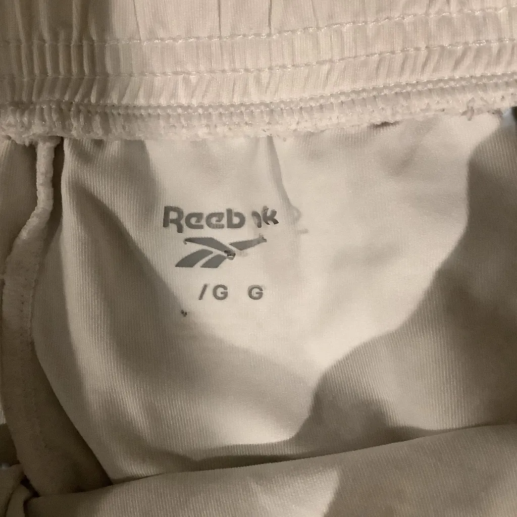 Reebok Women's White, Athletic Shorts Size L - Image 8