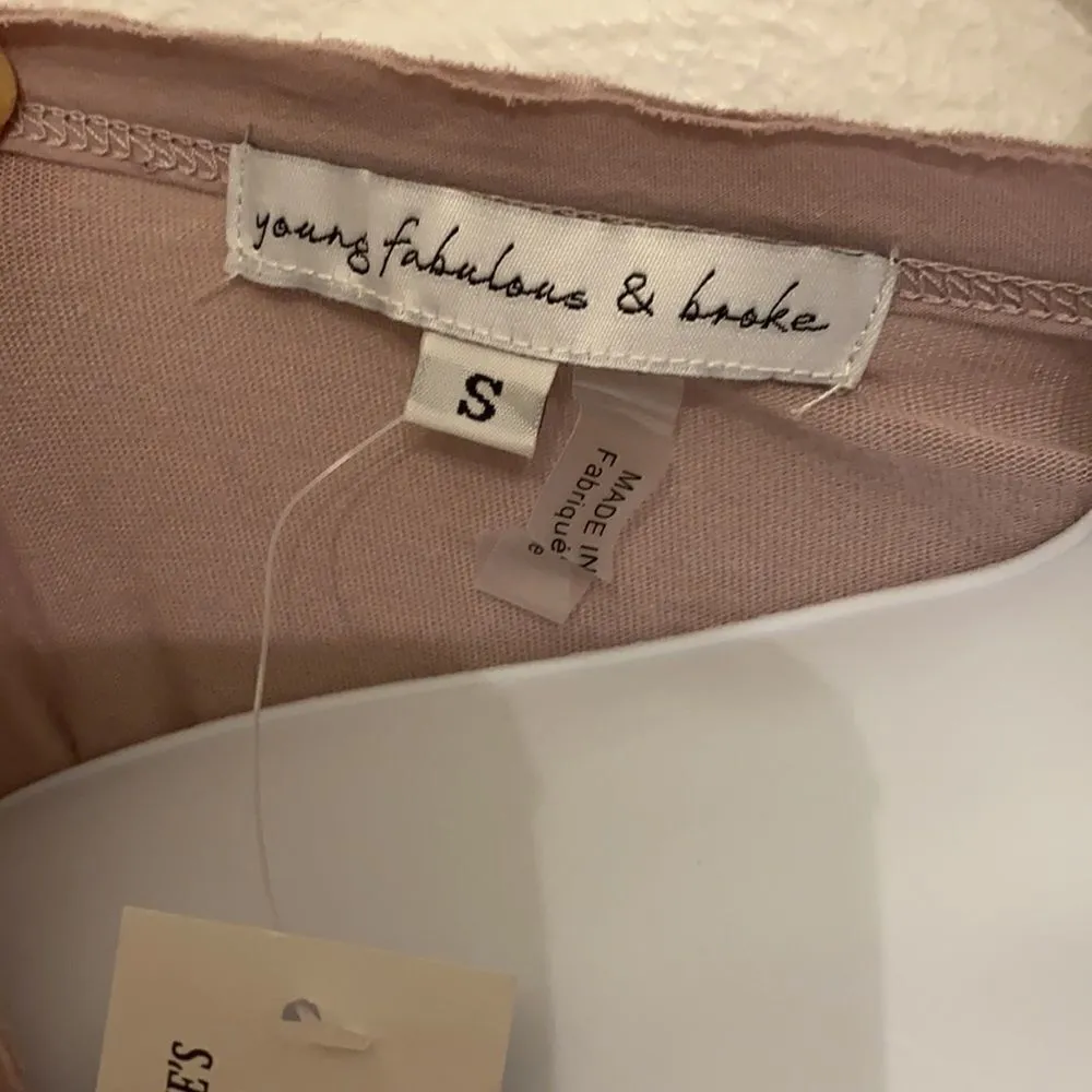 NWT young fabulous and broke shirt - Image 4