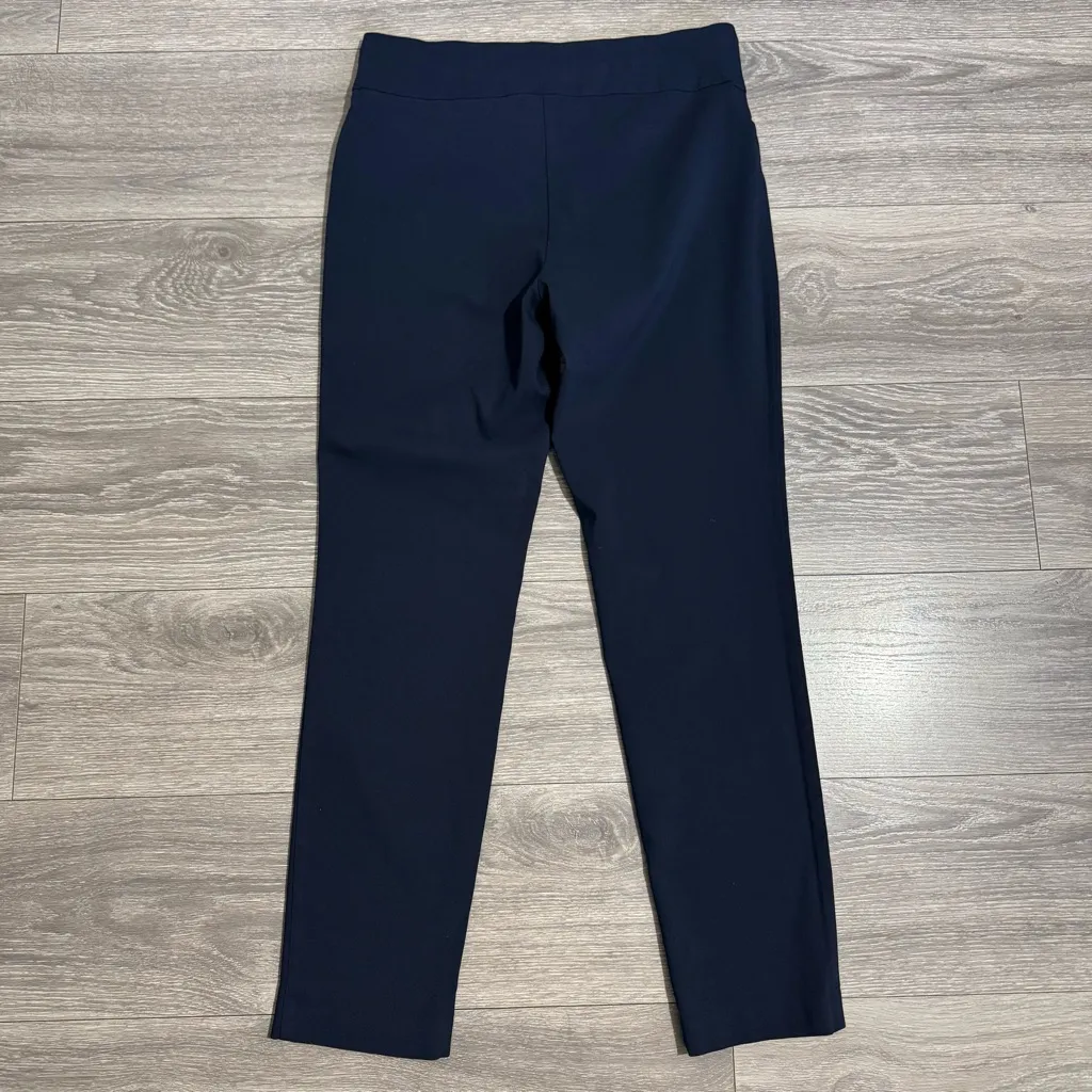 Van Heusen Women Dark Blue Stretch Extensible Slim Business Casual Pants Size 10 - Image 6