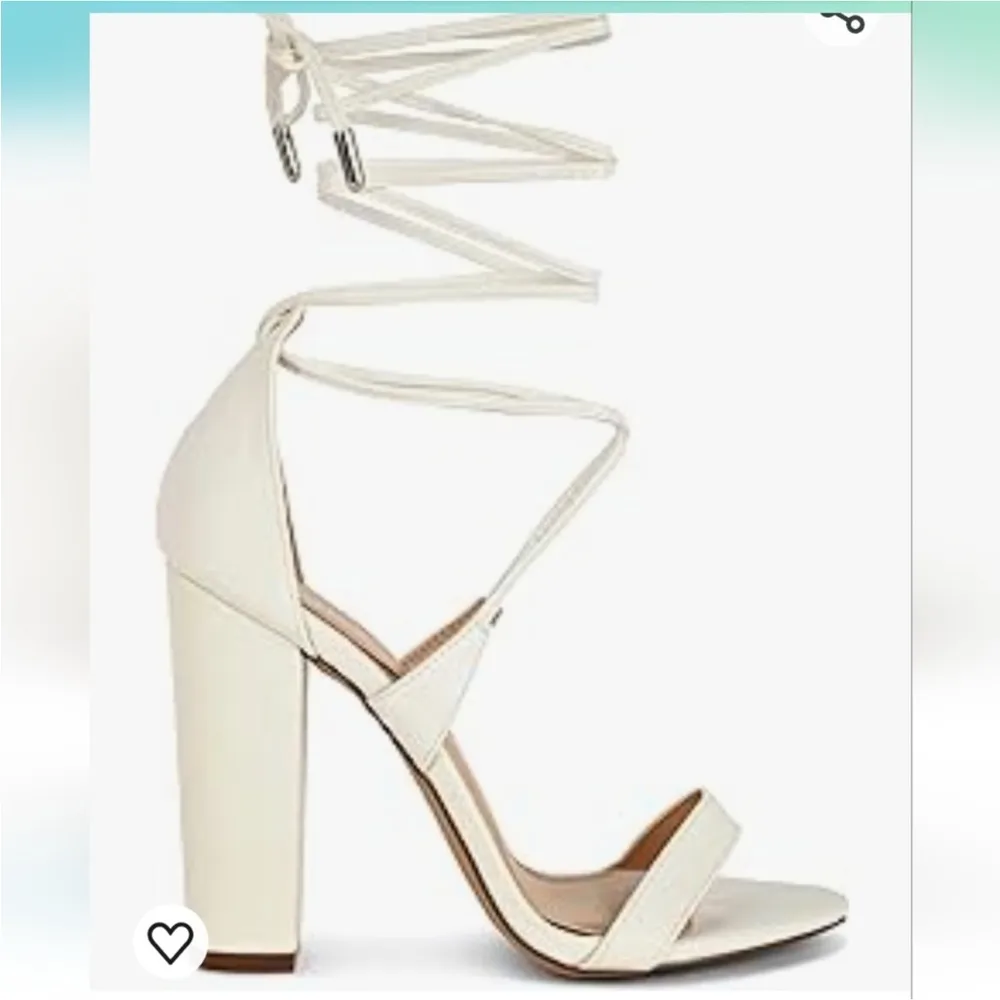 Charles Albert Women's High Heeled Dressy Strappy Lace Up Sandals size 11 - Image 3