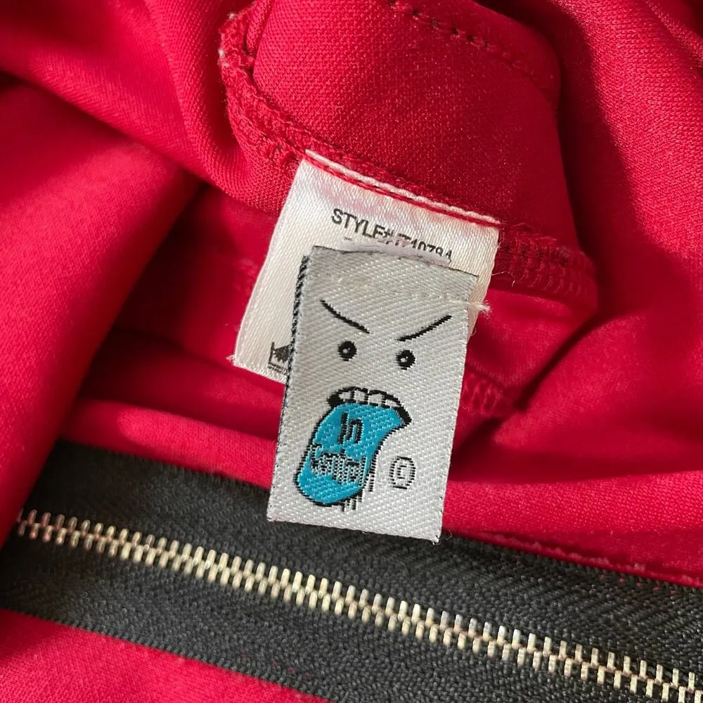 In Control Red "LOVE" Zipper Front Strapless Tube Top - Image 5