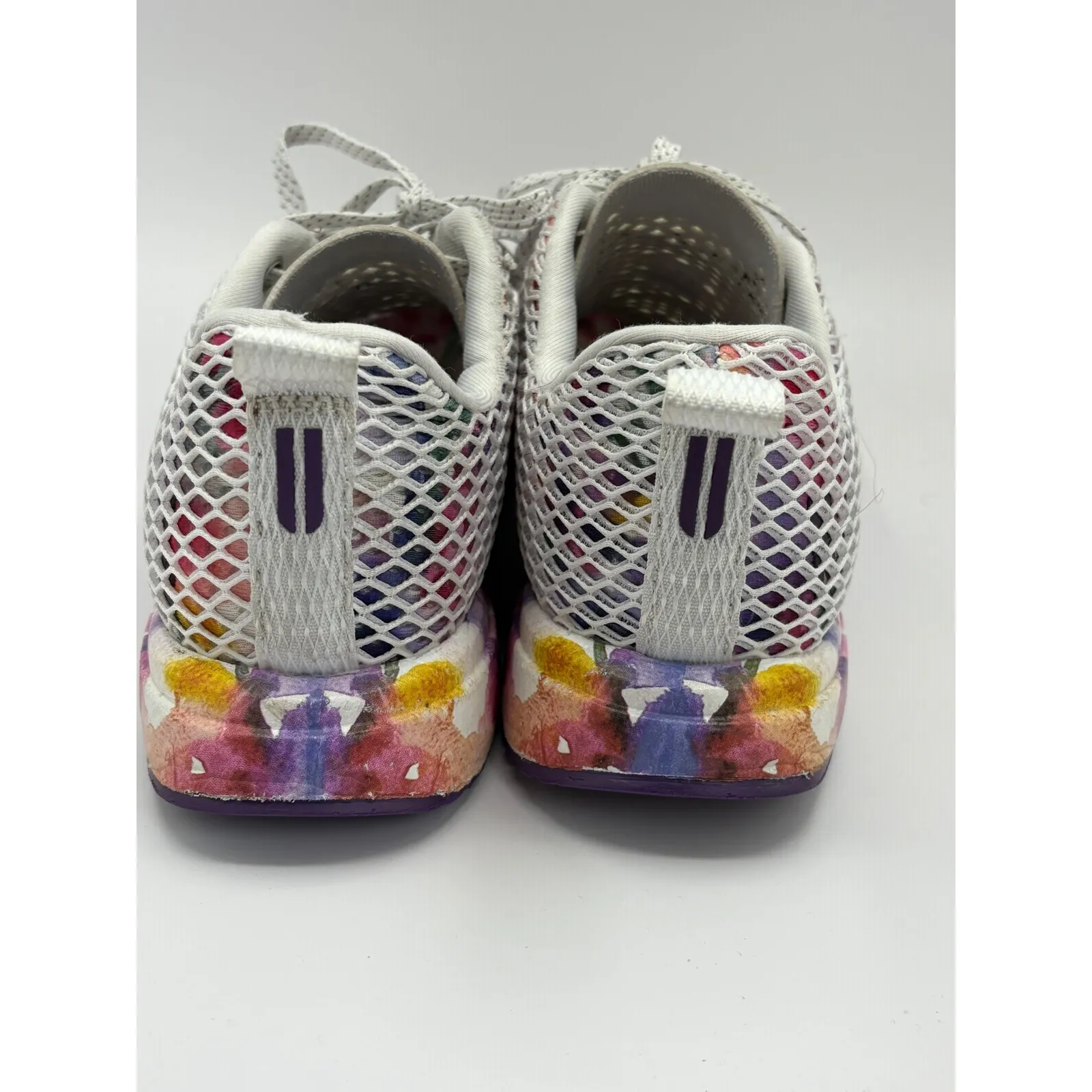 NOBULL Training Shoes Size W8.5 M7 US Multicolor NOBULL Floral Mesh Runners - Image 3