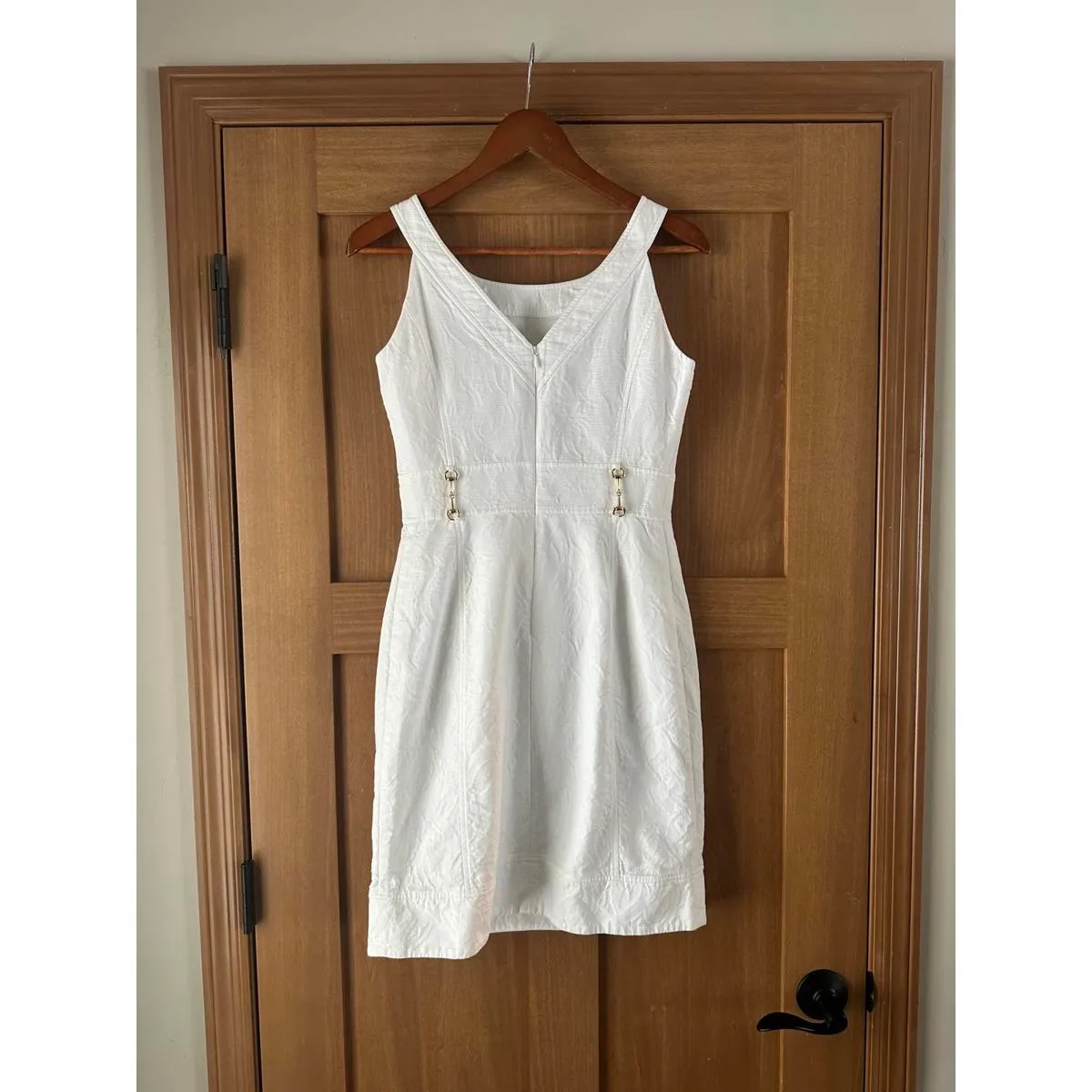 Vineyard Vines For Kentucky Derby White Textured Mini Dress Women’s size 6 - Image 13
