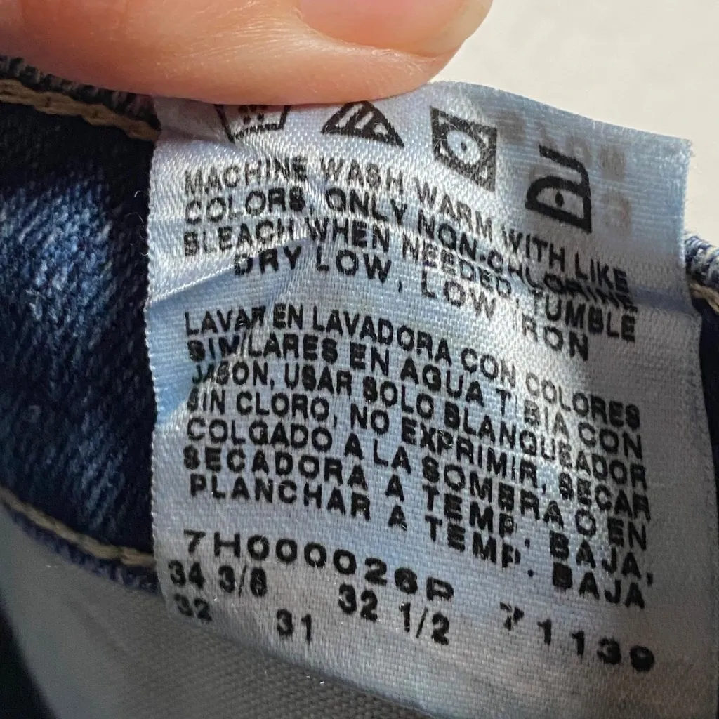 Riders Jeans Womens 10 Classic‎ Straight leg Jeans dark Blue wash denim y2k - Image 8